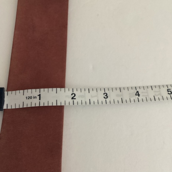 Linea Pelle Waist Belt Small Genuine Leather Horseshoe Buckle Brown - Picture 12 of 15